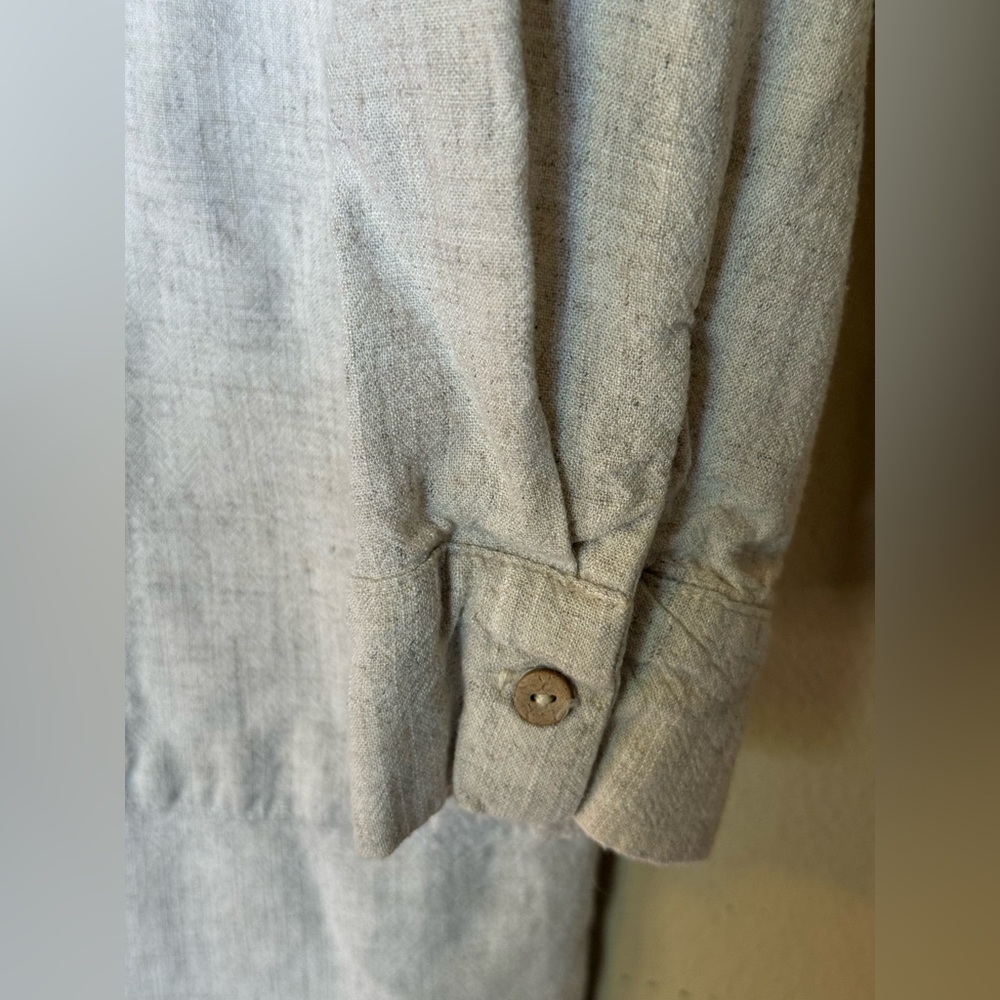 Revolve x TYSA Fly Me To The Moon Linen Jumpsuit in Neutral Size Medium - Picture 5 of 8